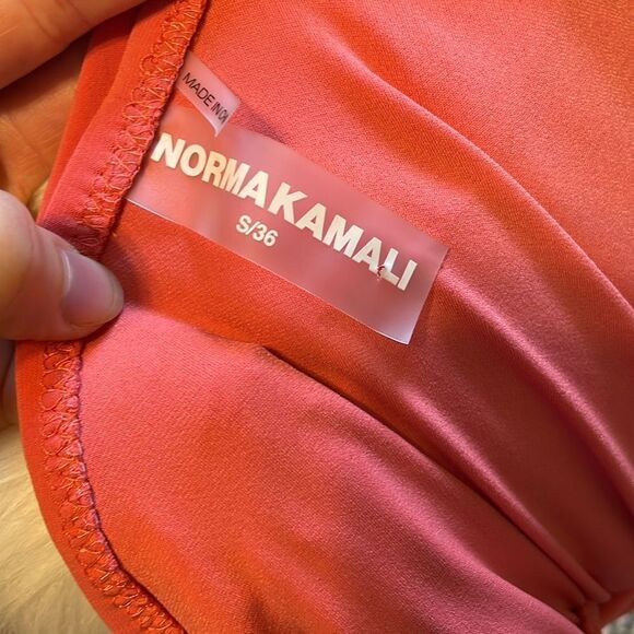 Norma Kamali Diana Gown Coral Pink S - Picture 6 of 8